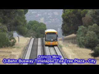 Аделаида (Австралия) система направленый автобус \ Adelaides O-Bahn Busway