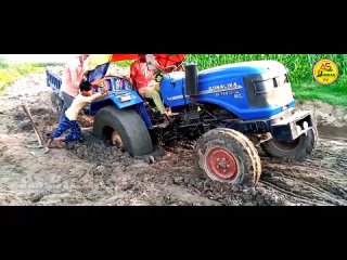 Sonalika Tractor Stuck Mud Super warking video   March 27, 2022   As Bindas Tv