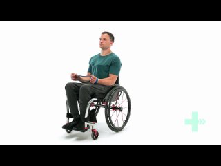 Изометрическая наружная ротация плечевого сустава (инвалидная коляска)