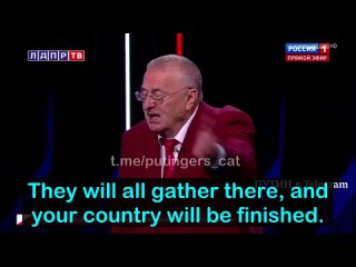 In this video from 2019, Vladimir Zhirinovsky predicts that the world will forget all about Ukraine when WWIII starts in the Mi