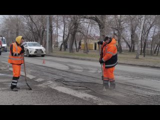 В Барнауле начался текущий ремонт дорог