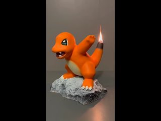 Charmander () Oil Lamp, homemade.