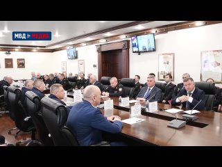 ⏺  Владимир Колокольцев представил новых руководителей трех территориальных органов МВД России