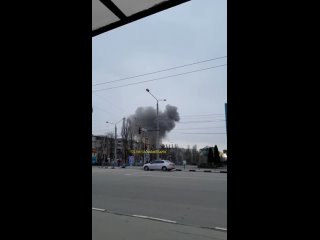 Появилось видео первых секунд после авиаудара по Харькову