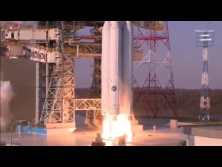 O foguete pesado Angara-A5 foi lançado ontem a partir do cosmódromo de Vostochny na Rússia