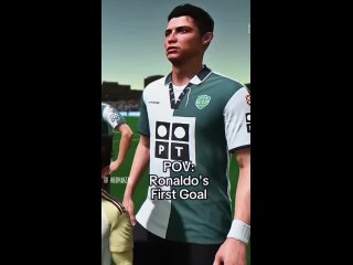 Лиссабонский Спортинг опубликовал видео-симулятор первого гола Криштиану Роналду в его профессиональной карьере.