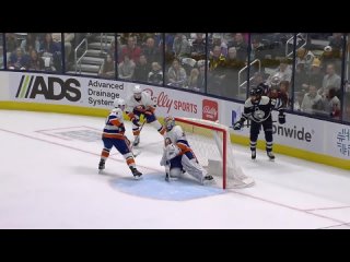 Blue Jackets Marchenko Banks Puck In Off Sorokins Mask For Cheeky Goal