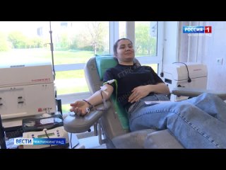 В преддверии национального Дня донора сотрудники Соцфонда в Калининградской области каждый год приходят на пункт сдачи крови