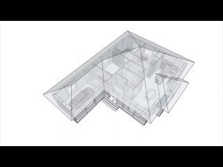 Визуализация планировки дома из универсальных панелей от компании ООО ПСК РУСЬ
