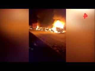 Взрывная новость - Нигерийская автокатастрофа, или как пробка превратилась в пламенный ад!