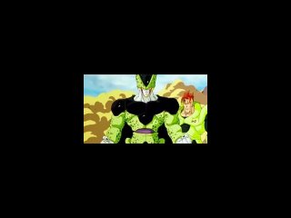 Vegeta uses Final flash against Cell