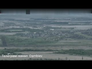 Накрытие позиций украинских формирований в Урожайном кассетной авиабомбой РБК-500 с универсальным модулем планирования и коррекц