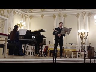 Пётр Геккер соната-фантазия для кларнета и фортепиано