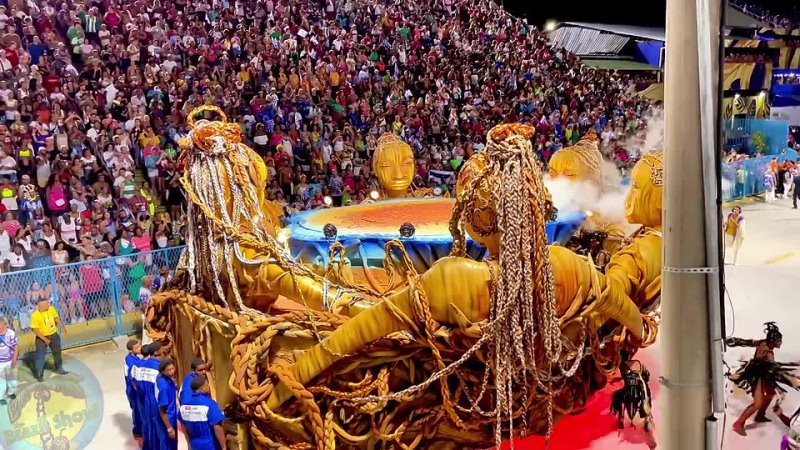 the Brazil Show Rio Carnival 2024: Samba Dancers, Carnival Costumes Parade