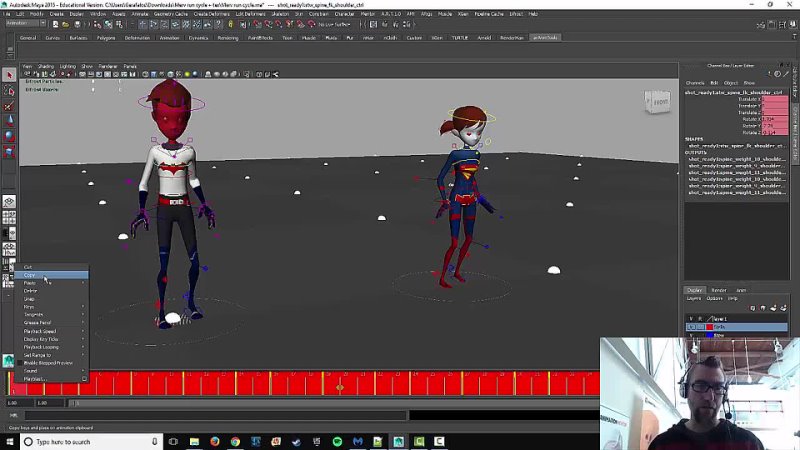 Copy Animation Between Different Characters with Justin Owens