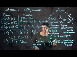 МЕКТЕП OnLine ХИМИЯ Классификация и номенклатура аминов.  1 часть. 11 класс.