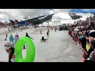 Традиционное закрытие горнолыжного сезона состоялось на курорте Шерегеш