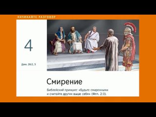 Урок 4. СМИРЕНИЕ