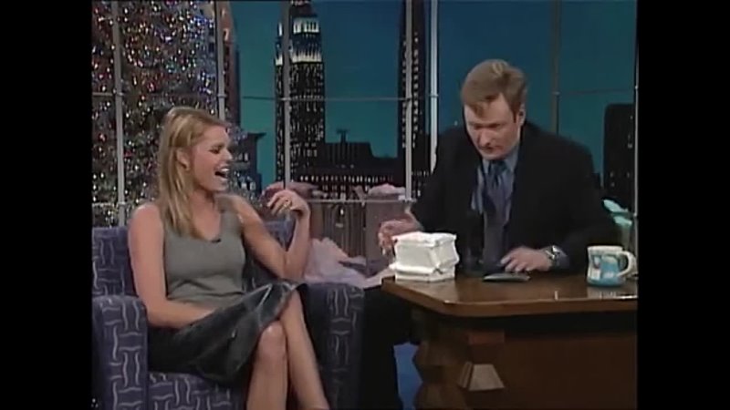 Rebecca Romijn teaches Conan how to play Suck