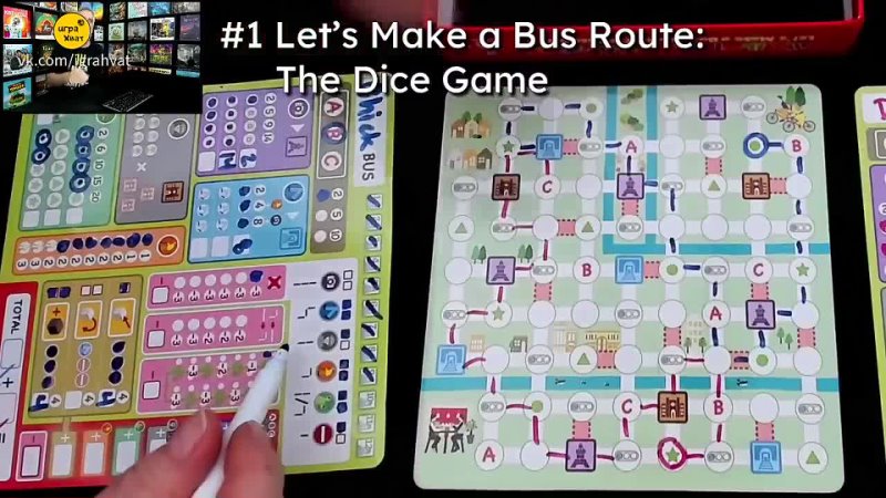 Let's Make a Bus Route: The Dice Game [2021] | Rahdo Rapid Review►►► Let's Make a Bus Route: The Dice Game [Перевод]