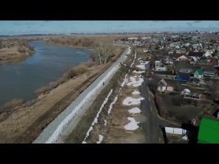 Видео с высоты Тюменской области, чтобы показать масштаб грядущей стихии.