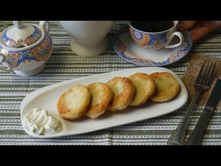 Сырники с Бананом БЕЗ сахара на сковороде - ОЧЕНЬ вкусно и быстро. Простой пошаговый рецепт