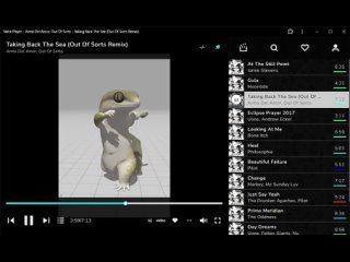 В список видео добавлен танцующий ящер