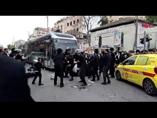 Ультраортодоксы протестуют в Иерусалиме