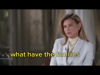 Реакция супруги Зеленского Елены на вопрос “Что потеряли семьи Украины?“