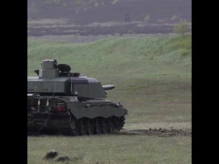 The UK Ministry of Defense showed tests of the Challenger 3 main battle tank
