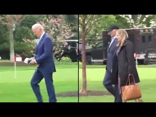 El nuevo ’truco’ de Biden para disimular su extraño andar