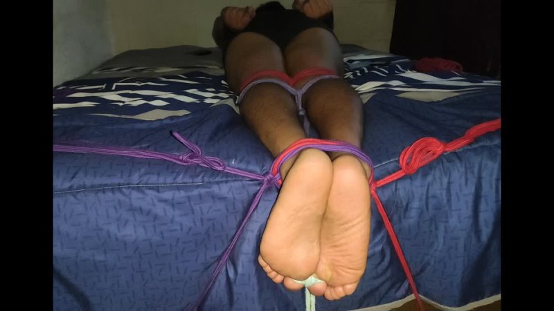 Tied Guy Male Tied, Feet Tied and Soles