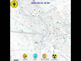 ▶Хроника загрязнения ультрадисперсными частицами в городе Омске за 2024-04-12