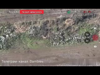 Scouts of the “Vostok” Group of the Russian Armed Forces from Buryatia, using an FPV drone, destroyed the position of Ukrainian
