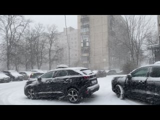 Метель и снегопад в Петербурге! г.