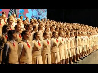 Репетиция концерта Всемарийского детского хора и Всемарийского детского симфонического оркестра