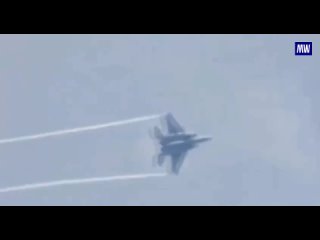 Israeli F-15s flying over southern Lebanon