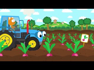 Урожай - Котенок Котэ и Тыр Тыр Трактор - Учим овощи Песенки для самых маленьких