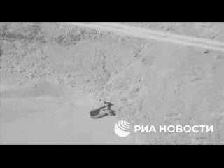 Владимир Сальдо: разведывательный коптер снял видео, как двое украинских военных на правом берегу Днепра в Херсонской области ра
