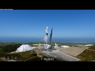 Старт ракеты Falcon 9 с двумя первыми спутниками WorldView Legion