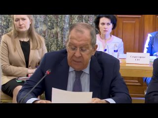 Сергей Лавров на 42-м заседании Совета глав субъектов России при МИД, Москва, 22 апреля 2024 года