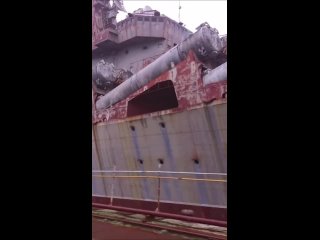 Самый крупный корабль в истории ВМС Украины ракетный крейсер