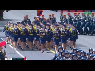 На Параде Победы в Уфе впервые принял участие Женский парадный расчёт УФСИН