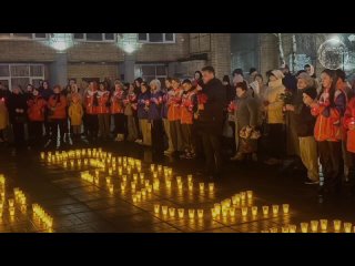 В Можайске почтили память жертв трагедии в «Крокус Сити Холле»