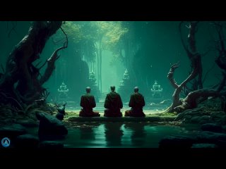 Healing Forest Ambience - Beautiful Ambient Music for Relaxation and Sleep - Repair DNA. 528Hz
