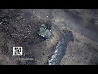 A Russian soldier single-handedly approached an enemy trench and threw a grenade into it. The enemy soldiers attempting to breac