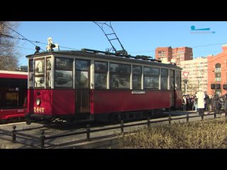 Блокадный трамвай снова на дороге в Стрельну