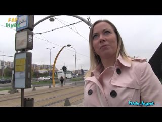 [Public Agent] Cute Blonde Opens Legs for Free Transit by Bibi Fox