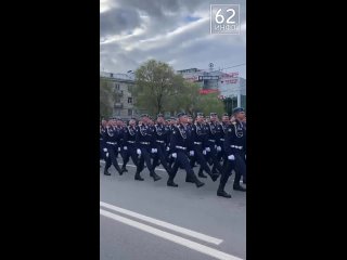 Рязанские десантники вернулись в Рязань с Парада Победы на Красной площади