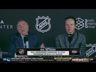 Пресс-Конференция представления нового клуба НХЛ в Юте
